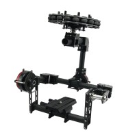 3 Axis DSLR Carbon Fiber Brushless Aerial Gimbal w/ Motors & 32 bit Controller for 5d GH3 GH4 Camera PFV Photography