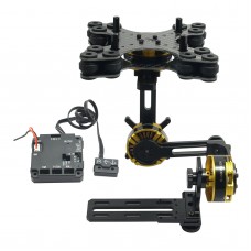 Aluminium Alloy Mini DSLR 3 Axis Brushless Gimbal with Motors and Controller for NEX5/6/7 FPV Photography