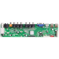 Multifunctional LCD Driver Board TV Mainboard Dual USB Decode Board