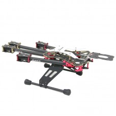 DAYA-550 Ugrade Version Alien Quad 3K Carbon Fiber Folding 4 Axis FPV Quadcopter Frame Kit Red