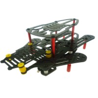 FeeYoung Beetle 250 QAV Glass Fiber Quadcopter Frame Kits w/ Black Nylon Spacer