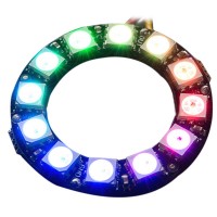 CJMCU 12Bits WS2812 5050 RGB LED Built in Full Color Drive Color Light Round Develop Board