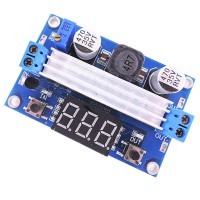 DC-DC 100W 3-35V 12V to 3.5-35V Boost Step-up Module Power Supply LED Voltmeter