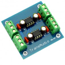 Assembled 2 X DRV134PA Single Ended Input to Balanced Output Converter Board