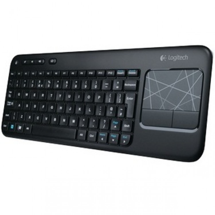 Logitech K400R Black Wireless Touch Keyboard K400r MultiTouch Touchpad