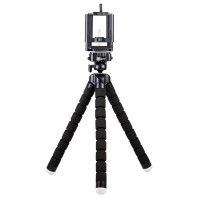 Fotopro RM-100 Camera Tripods Monopods Octopus Style Flexible Mini Tripod with Head for Digital Camera (Black)