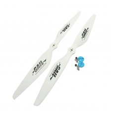16*5.4 Sail White Beech Propeller Wood Prop High Effeciency One Pair for Quad Hexa Octa Multicopter