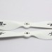 13*4.4 Sail White Beech Propeller Wood Prop High Effeciency One Pair for Quad Hexa Octa Multicopter