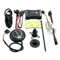 New Mini APM PRO Flight Control with Ulbox Neo-M8N GPS & Power Module & Data Cable for FPV Multicopter Aircraft
