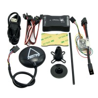 New Mini APM PRO Flight Control with Ulbox Neo-7N GPS & Power Module & Data Cable for FPV Multicopter Aircraft