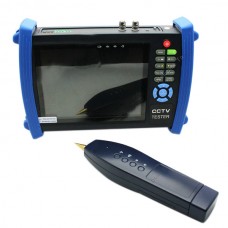 7" CCTV Security Camera Tester Monitor Analog HDMI VGA Cable Scan HVT-3600 Zoom