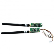 PlayUav Data Transmission Telemetry TX RX 433MHz 100mW w/ 3dB Mini Antenna Board One Pair for APM Pixhawk Flight Control