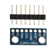 CJMCU 3202 MCP3202 Dual Channel 12 Bits A/D Convertor SPI Serial Interface Develop Board
