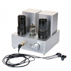 APPJ PA1502A Class A Tube Headphone Amplifier 6P6P 6N4 Tube Hifi Audio Amplifer Silver