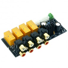 4 Channel Stereo Audio Input Signal Selector Relay Board/ Signal Switching Amplifier Board DIY