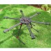 ATG-T2 X6 700mm UAV Drone Dual Arm Carbon Fiber Hexacopter AirCraft Frame with 10mm Mounting Tube