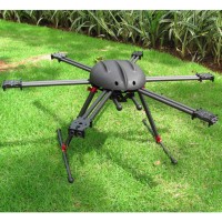 ATG-T2 X6 700mm UAV Drone Dual Arm Carbon Fiber Hexacopter AirCraft Frame with 10mm Mounting Tube