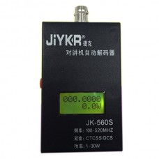 JIYKR JK-560S Frequency Counter 100MHz-520MHz CTCSS/DCS Decoder for 2-way Radio