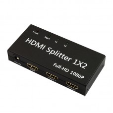 HDMI Splitter 1X2 Full-HD 1080P Video TV Switch Converter 1 in 2 out