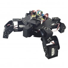 9DOF LTR-4 Turtle Robot Four Feet Humanoid Aluminum Alloy Experimental Platform Frame Kits + LD-2015 Servo