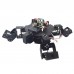 9DOF LTR-4 Turtle Robot Four Feet Humanoid Aluminum Alloy Experimental Platform Frame Kits + LD-2015 Servo