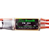 PTK PM80A Brushless ESC No Plug for Fixed Wing Remote Controller Helicopter  