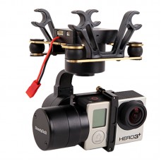 SteadyGo3 GoPro 3 Axis Brushless Gimbal for HERO 3 4 Aerial Stabilizer DJI Phantom Compatible