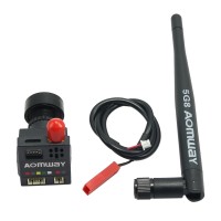AOMWAY 700TVL CMOS HD Camera + 5.8G  200mw AIO Transmitter TX Telemetry for Multicopter FPV Photography
