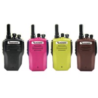 QUANSHENG TG-K100 Portable Walkie Talkie UHF 400-480MHz 5W 16CH Jacklight Scan DTMF Two Antennas