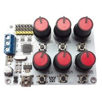 6 Channel Rotary Knob Control Board with Overloading Protection Easy Operation