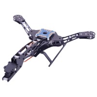 HJ-Y3 3-Axis Carbon Fiber Tricopter Frame Kit with Landing Gear for FPV Photography
