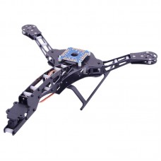 HJ-Y3 3-Axis Carbon Fiber Tricopter Frame Kit with Landing Gear for FPV Photography