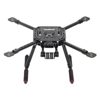 SK500 LJI X500-X4 Carbon Fiber Center Plate Quadcopter w/ CF Electronic Landing Gear