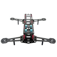 TM260 4-Axis 3K Carbon Fiber Quadcopter Frame Kit with Damping Board for FPV