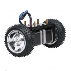 2WD Self Balancing Mini Car Smart Chassis with Metal Motors for Platform Teaching