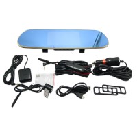 X6 DVR Video Driving Camera Rear View Mirror DashCam DVR Accident Video Recorder 720P 1080P VGA 170° 