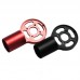 Dia.25mm CNC Aluminum Alloy Motor Mount Holder Red/ Black for RC Multicopters