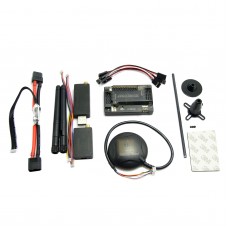 APM Autopilot APM2.6 Flight Control w/ 6M GPS 3DR 915 MHz Telemetry + Power Supply Module Combo