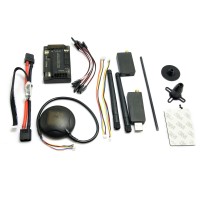 APM Autopilot APM2.6 Flight Control w/ 6H GPS & 3DR 433 MHz Telemetry + Power Supply Module Combo