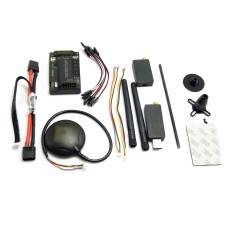 APM Autopilot APM2.6 Flight Control w/ 6H GPS & 3DR 433 MHz Telemetry + Power Supply Module Combo