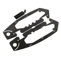 KYLIN 250 Quadcopter Accessory 1.5mm Carbon Fiber Fuselage Side Board 1-Set