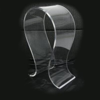 Acrylic U-shape Earphone Rack Holder Display Stand  Headset Transparent Headphone