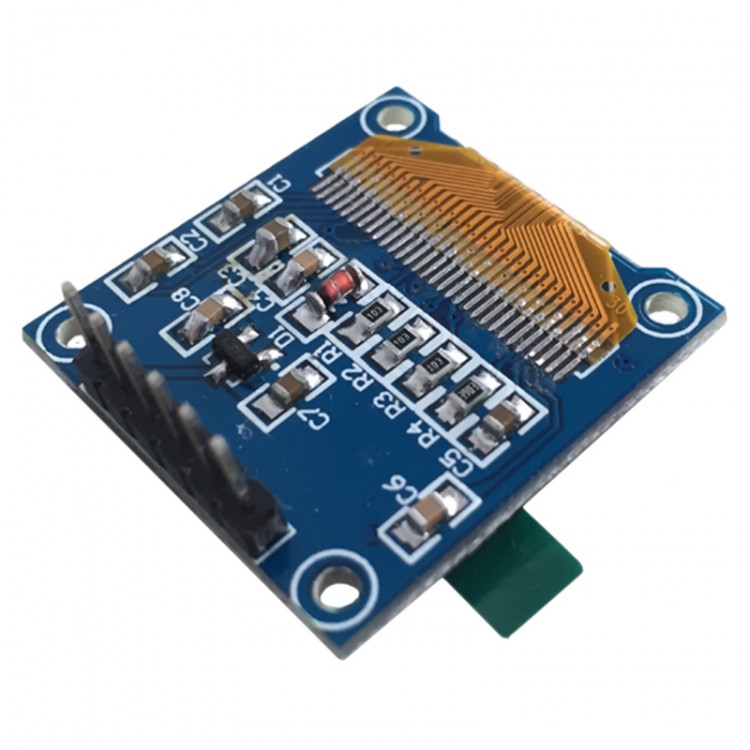 0.96-inch 128x64 OLED Display Module 12864 Highlight Low-Power High ...