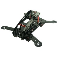 FeeYoung ZX-250 V2 4-Axis Black Glass Fiber Quadcopter Frame QAV250 Mini Quadcopter for FPV