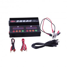 2B6AC 5A 50W Dual RC LiPo Battery Charger Discharger Multifunctional Balance Charger