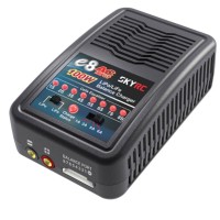 SkyRC E8 6A 100W 2-8S LiPo LiFe 100-240V Balance Battery Charger AC Input