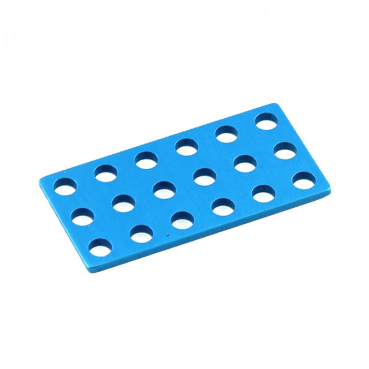 Makeblock Robot Parts Connector 3x6 Aluminum Plate Blue Connection Bracket 4-Pack - Free Shipping - ThanksBuyer