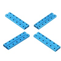 Makeblock Aluminum Robot Mechanical Structure Parts 0824 Series 096 Double Hole Beam 4-Pack