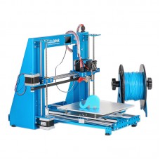 Makeblock MElephant 110-240 VAC Power Adapter High Precision HIgh Stability Blue Aluminum Double Nozzle 3D Printer Kit 