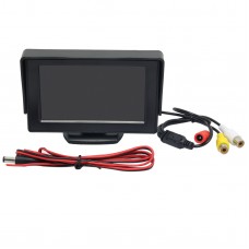 Car Reverse Camera Monitor 4.3" TFT LCD Screen DVD VCR CCTV RearView Invigilator